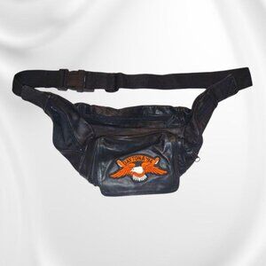 Harley Davidson Bag Leather Vintage/ Fanny Pack /Motorcycle/ Vintage Harley Ride